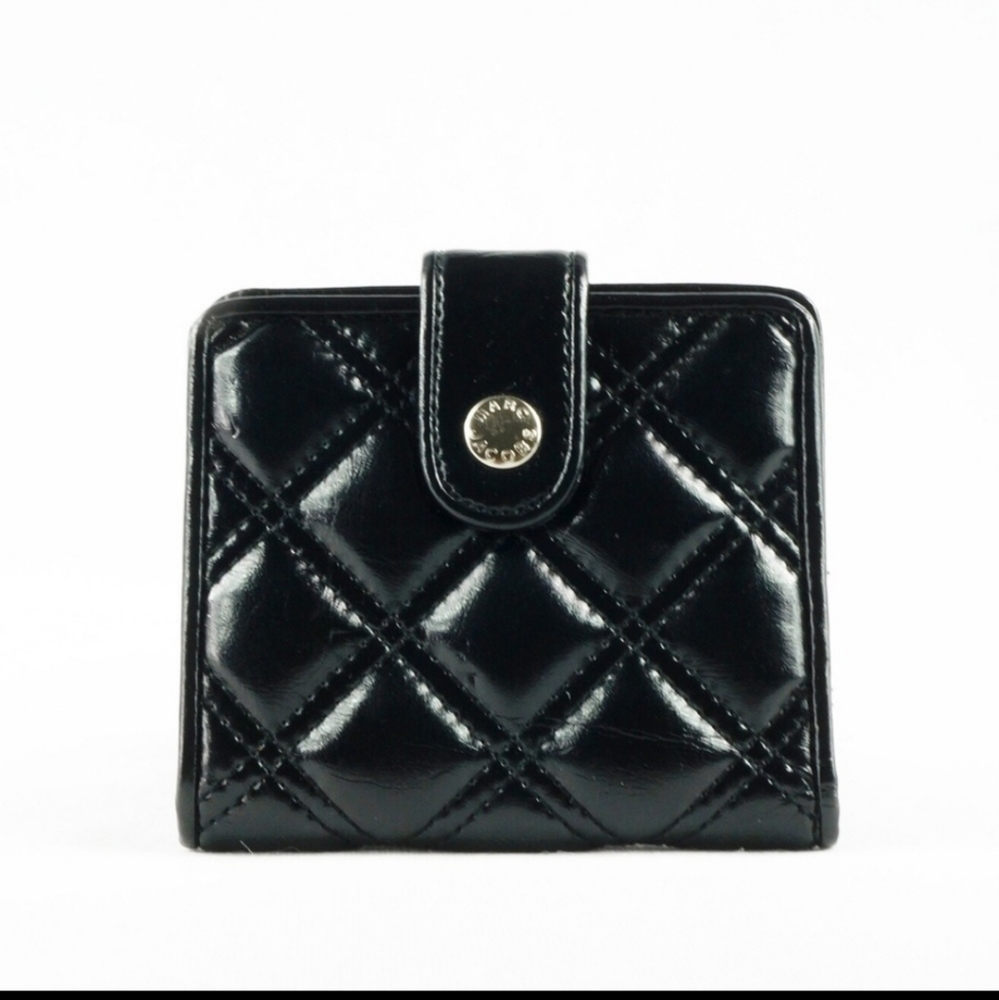 Marc by Marc Jacobs quilted patent leather wallet